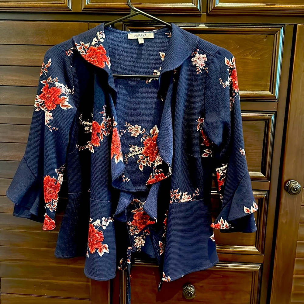 Floral Cover Up/Blouse